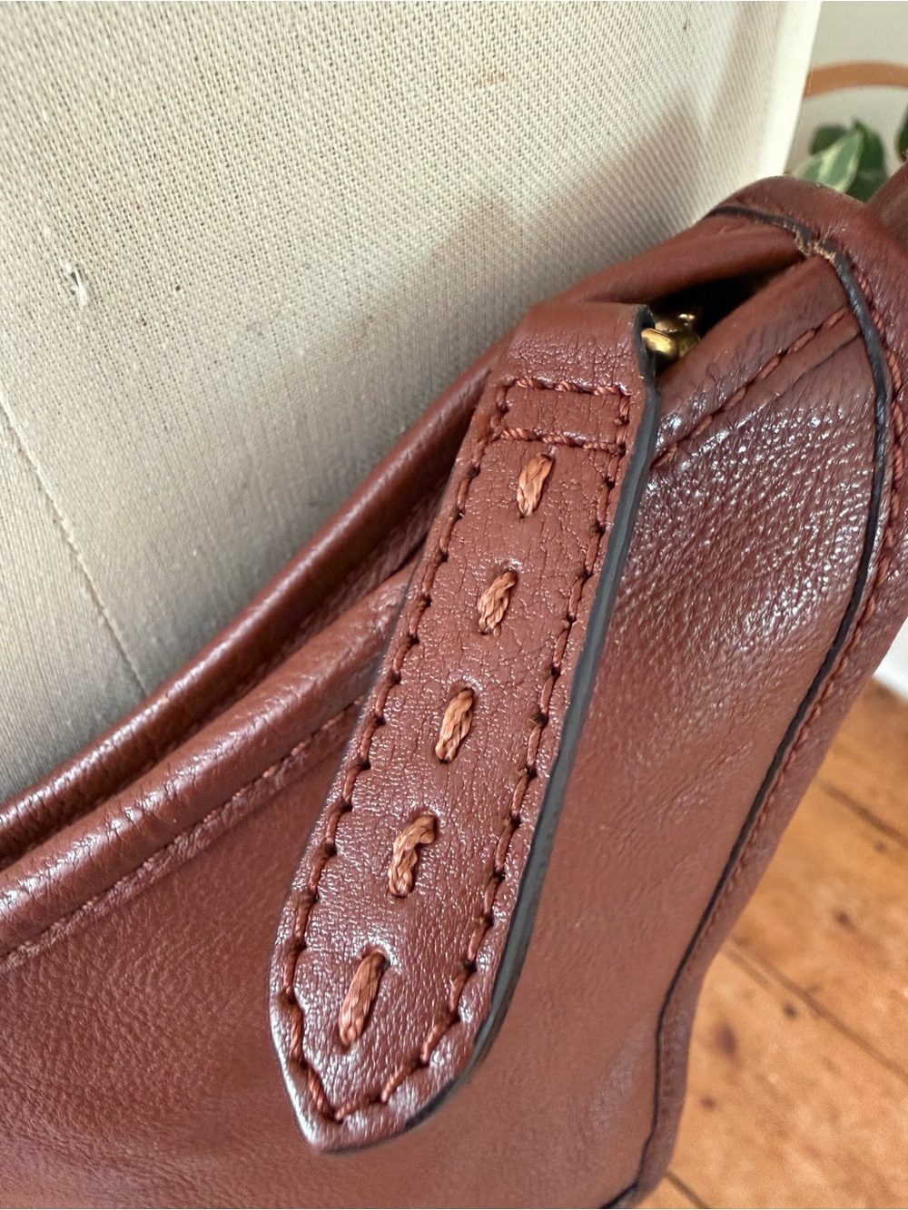 Frye Brown Leather Crossbody Bag - Picture 6 of 9